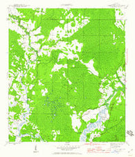 Pickett Bay Florida Historical topographic map, 1:24000 scale, 7.5 X 7.5 Minute, Year 1945