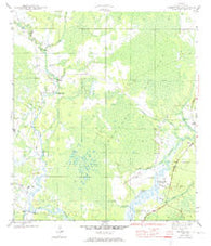 Pickett Bay Florida Historical topographic map, 1:24000 scale, 7.5 X 7.5 Minute, Year 1945