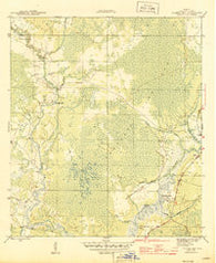 Pickett Bay Florida Historical topographic map, 1:31680 scale, 7.5 X 7.5 Minute, Year 1945