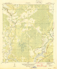 Pickett Bay Florida Historical topographic map, 1:31680 scale, 7.5 X 7.5 Minute, Year 1945