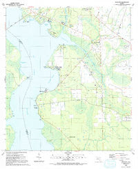 Picolata Florida Historical topographic map, 1:24000 scale, 7.5 X 7.5 Minute, Year 1991