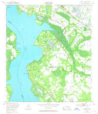 Picolata Florida Historical topographic map, 1:24000 scale, 7.5 X 7.5 Minute, Year 1949