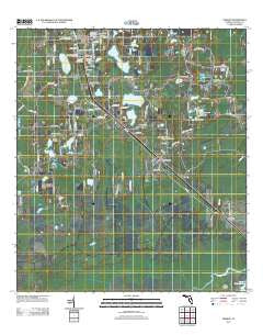 Pierson Florida Historical topographic map, 1:24000 scale, 7.5 X 7.5 Minute, Year 2012