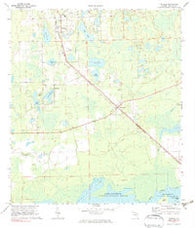 Pierson Florida Historical topographic map, 1:24000 scale, 7.5 X 7.5 Minute, Year 1970