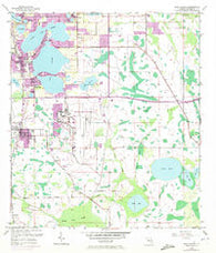 Pine Castle Florida Historical topographic map, 1:24000 scale, 7.5 X 7.5 Minute, Year 1953