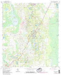 Pine Lakes Florida Historical topographic map, 1:24000 scale, 7.5 X 7.5 Minute, Year 1962