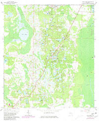 Pine Lakes Florida Historical topographic map, 1:24000 scale, 7.5 X 7.5 Minute, Year 1962