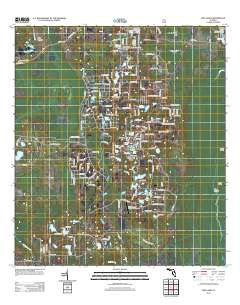 Pine Lakes Florida Historical topographic map, 1:24000 scale, 7.5 X 7.5 Minute, Year 2012