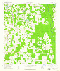 Pinetta Florida Historical topographic map, 1:24000 scale, 7.5 X 7.5 Minute, Year 1960