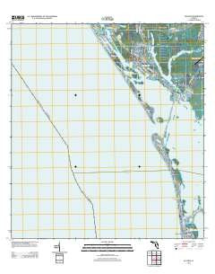 Placida Florida Historical topographic map, 1:24000 scale, 7.5 X 7.5 Minute, Year 2012