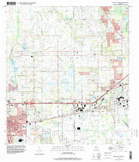 Plant City East Florida Historical topographic map, 1:24000 scale, 7.5 X 7.5 Minute, Year 1994