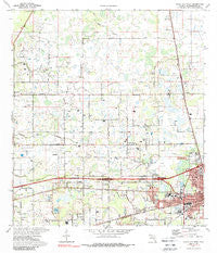 Plant City West Florida Historical topographic map, 1:24000 scale, 7.5 X 7.5 Minute, Year 1975