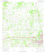 Plant City West Florida Historical topographic map, 1:24000 scale, 7.5 X 7.5 Minute, Year 1975