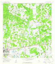 Plant City Florida Historical topographic map, 1:24000 scale, 7.5 X 7.5 Minute, Year 1944