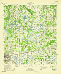 Plant City Florida Historical topographic map, 1:31680 scale, 7.5 X 7.5 Minute, Year 1944