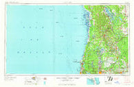 Plant City Florida Historical topographic map, 1:250000 scale, 1 X 2 Degree, Year 1964