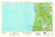 Plant City Florida Historical topographic map, 1:250000 scale, 1 X 2 Degree, Year 1955