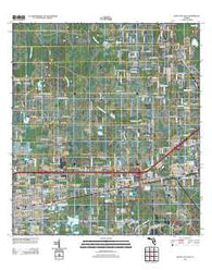 Plant City East Florida Historical topographic map, 1:24000 scale, 7.5 X 7.5 Minute, Year 2012