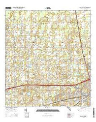Plant City West Florida Current topographic map, 1:24000 scale, 7.5 X 7.5 Minute, Year 2015