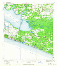 Point Washington Florida Historical topographic map, 1:62500 scale, 15 X 15 Minute, Year 1936
