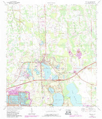 Polk City Florida Historical topographic map, 1:24000 scale, 7.5 X 7.5 Minute, Year 1975