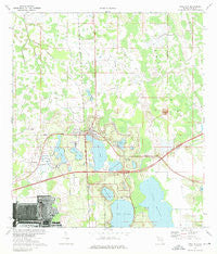 Polk City Florida Historical topographic map, 1:24000 scale, 7.5 X 7.5 Minute, Year 1975