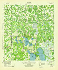 Polk City Florida Historical topographic map, 1:31680 scale, 7.5 X 7.5 Minute, Year 1944