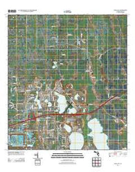 Polk City Florida Historical topographic map, 1:24000 scale, 7.5 X 7.5 Minute, Year 2012