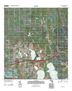 Polk City Florida Historical topographic map, 1:24000 scale, 7.5 X 7.5 Minute, Year 2012