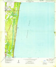 Pompano Beach Florida Historical topographic map, 1:24000 scale, 7.5 X 7.5 Minute, Year 1949