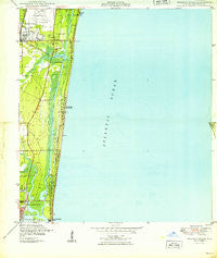 Pompano Beach Florida Historical topographic map, 1:24000 scale, 7.5 X 7.5 Minute, Year 1949