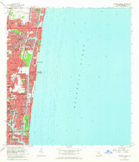 Pompano Beach Florida Historical topographic map, 1:24000 scale, 7.5 X 7.5 Minute, Year 1962