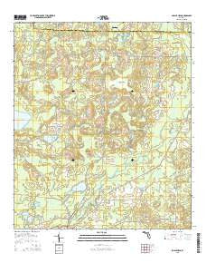Poplar Head Florida Current topographic map, 1:24000 scale, 7.5 X 7.5 Minute, Year 2015