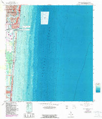 Port Everglades Florida Historical topographic map, 1:24000 scale, 7.5 X 7.5 Minute, Year 1962