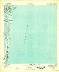 Port Everglades Florida Historical topographic map, 1:24000 scale, 7.5 X 7.5 Minute, Year 1949