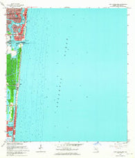 Port Everglades Florida Historical topographic map, 1:24000 scale, 7.5 X 7.5 Minute, Year 1962
