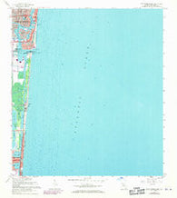 Port Everglades Florida Historical topographic map, 1:24000 scale, 7.5 X 7.5 Minute, Year 1962