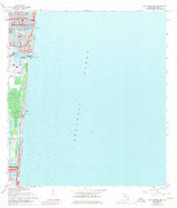Port Everglades Florida Historical topographic map, 1:24000 scale, 7.5 X 7.5 Minute, Year 1962