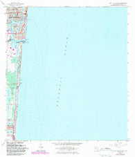 Port Everglades Florida Historical topographic map, 1:24000 scale, 7.5 X 7.5 Minute, Year 1962