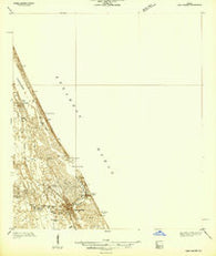 Port Orange Florida Historical topographic map, 1:48000 scale, 15 X 15 Minute, Year 1937