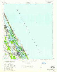Port Orange Florida Historical topographic map, 1:62500 scale, 15 X 15 Minute, Year 1943