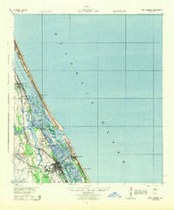 Port Orange Florida Historical topographic map, 1:62500 scale, 15 X 15 Minute, Year 1944