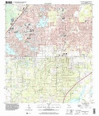 Port Richey NE Florida Historical topographic map, 1:24000 scale, 7.5 X 7.5 Minute, Year 1999