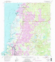 Port Richey Florida Historical topographic map, 1:24000 scale, 7.5 X 7.5 Minute, Year 1954
