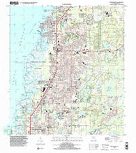 Port Richey Florida Historical topographic map, 1:24000 scale, 7.5 X 7.5 Minute, Year 1998