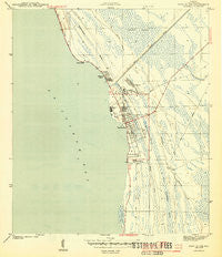 Port St. Joe Florida Historical topographic map, 1:31680 scale, 7.5 X 7.5 Minute, Year 1943