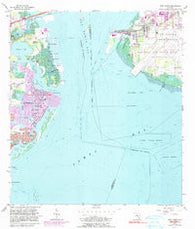 Port Tampa Florida Historical topographic map, 1:24000 scale, 7.5 X 7.5 Minute, Year 1956