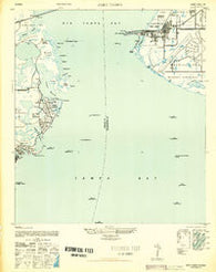 Port Tampa Florida Historical topographic map, 1:24000 scale, 7.5 X 7.5 Minute, Year 1947