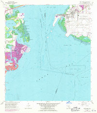 Port Tampa Florida Historical topographic map, 1:24000 scale, 7.5 X 7.5 Minute, Year 1956