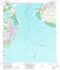 Port Tampa Florida Historical topographic map, 1:24000 scale, 7.5 X 7.5 Minute, Year 1956